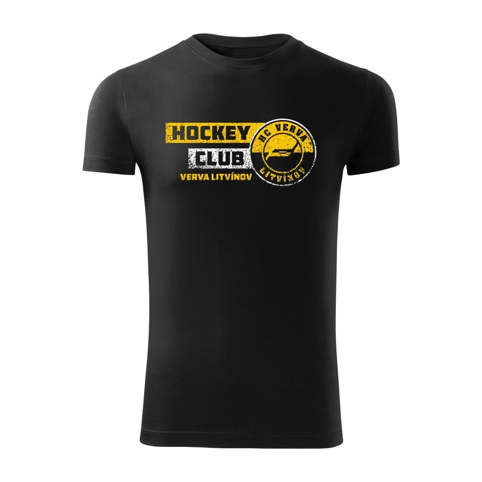 Pánské triko s nápisem "Hockey club"